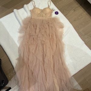 CORSET TULLE DRESS